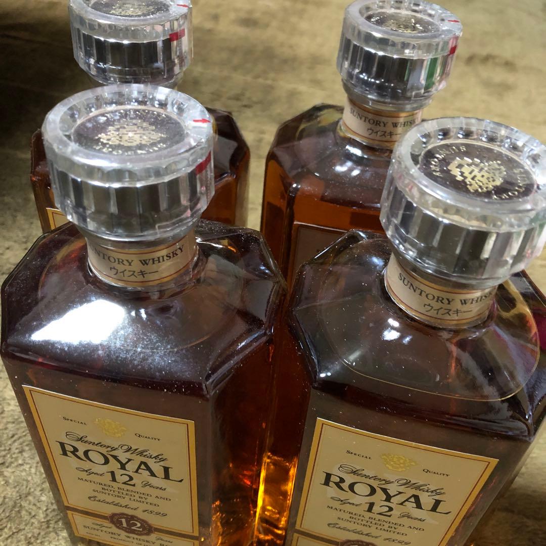 サントリーローヤル（旧ボトル）4本セット