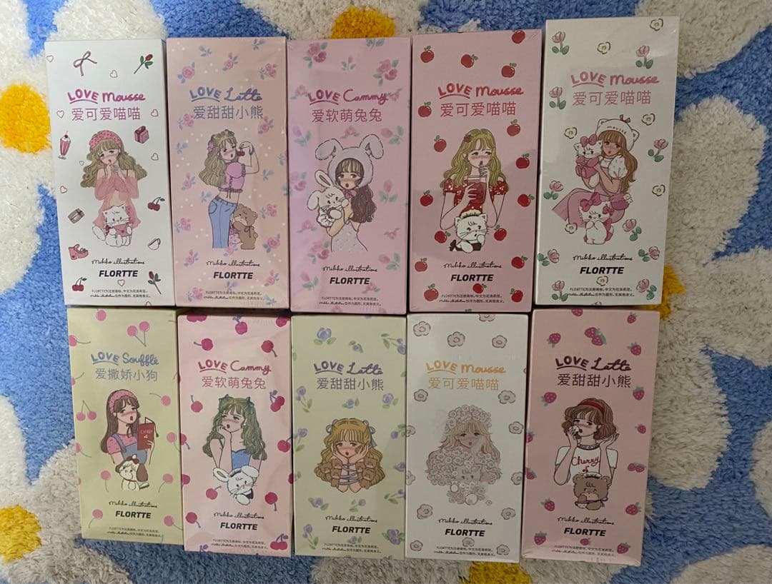 mikko illustrations FLORTTE アイライナー　中華コスメ