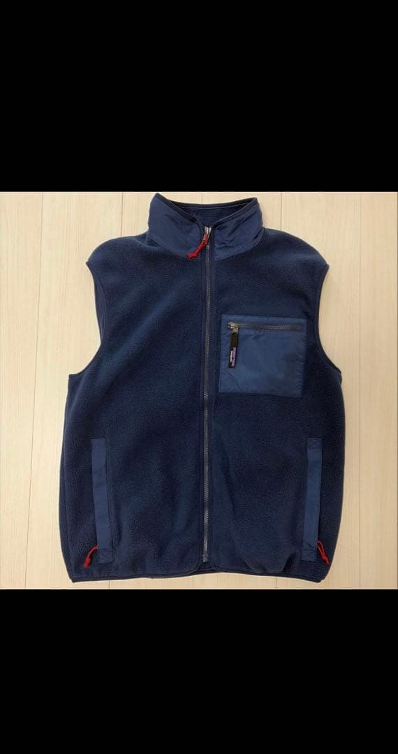 パタゴニア　シンチラ ベスト M ネイビー　レトロX スナップ