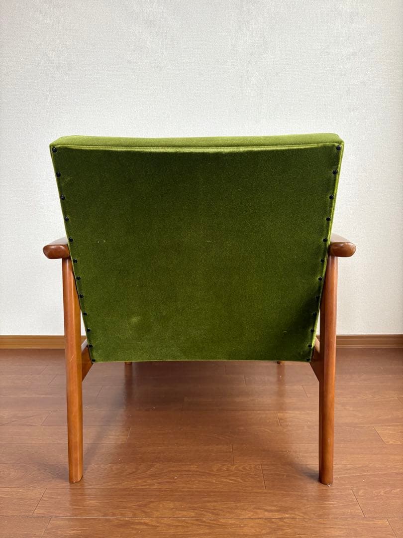 カリモク60 Kチェアー モケットグリーン