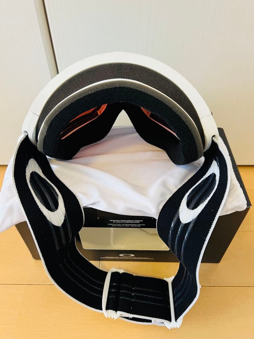 ②OAKLEY Flight Path XL マットホワイト プリズム ゴーグル