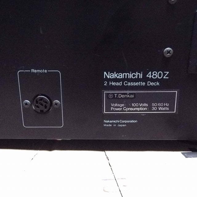SON様用_不動_美品_NAKAMICHI_カセットテープデッキ_480Z