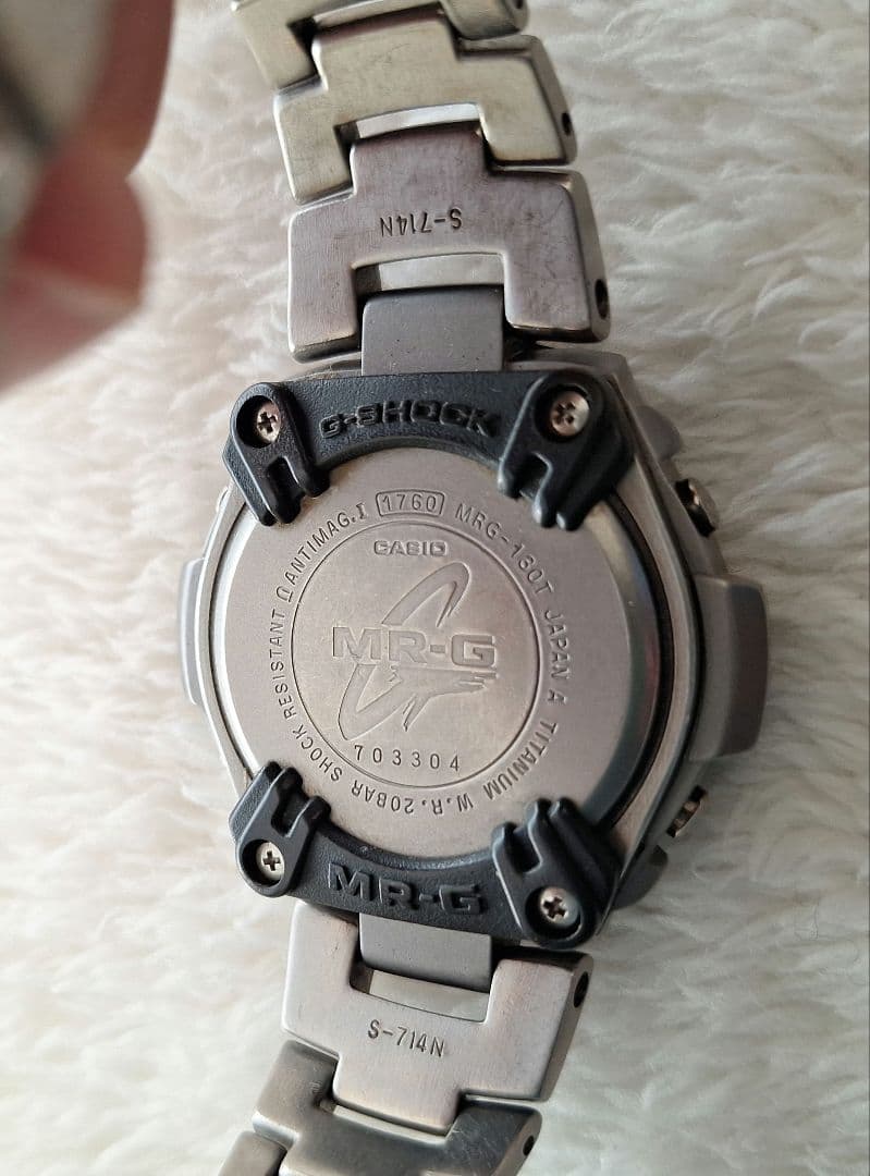 y*n様 G-SHOCK MR-G130T デジタル腕時計【ジャンク品】不動　動