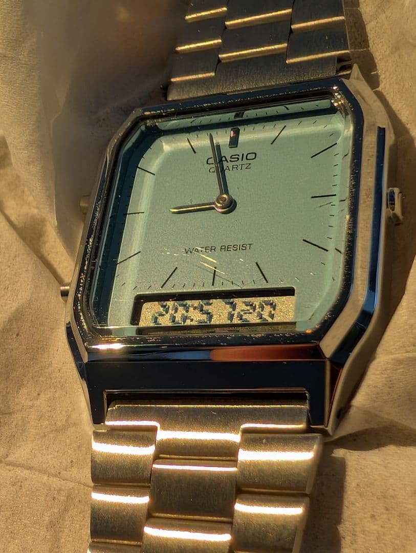 CASIO AQ-230 ターコイズ色