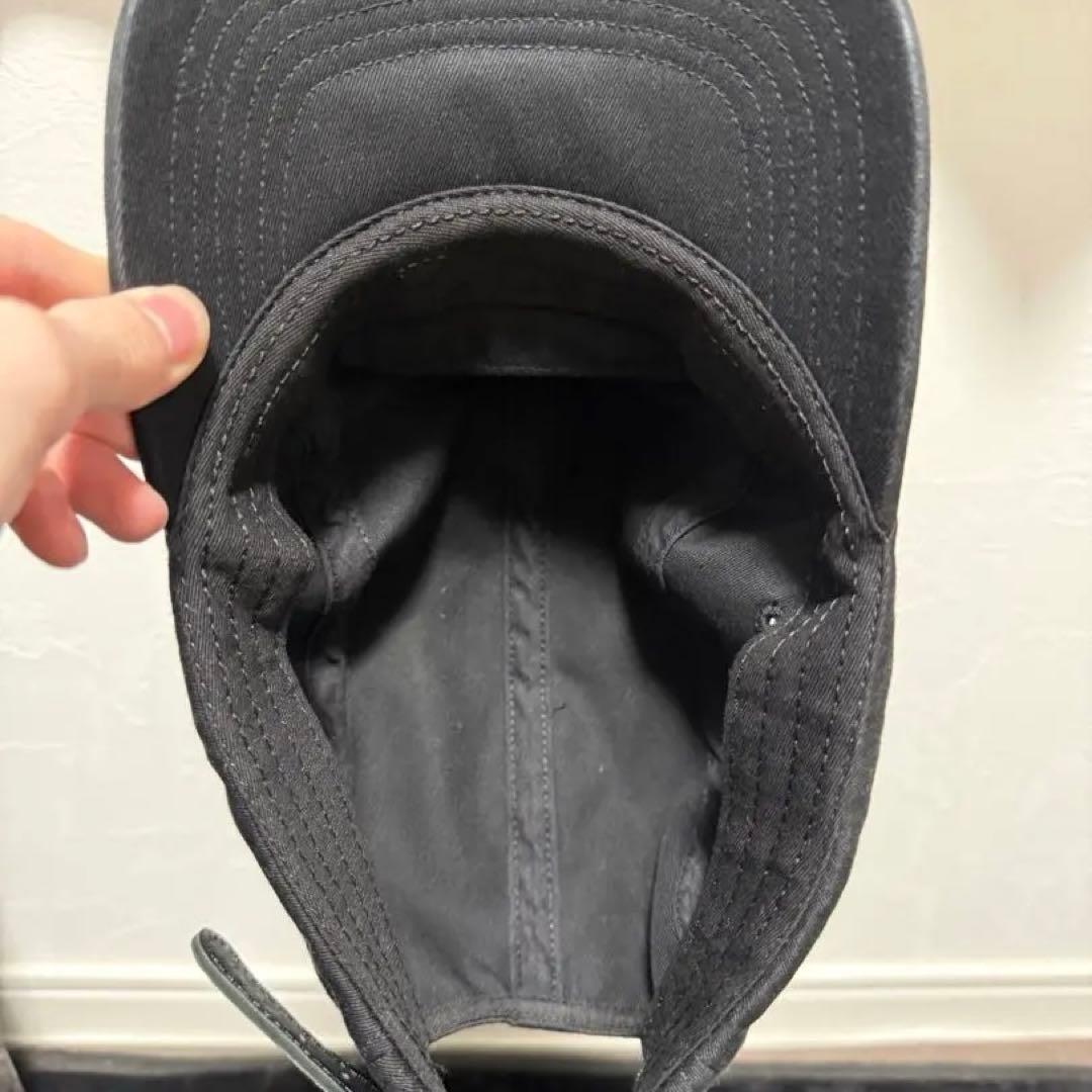 Supreme washed chino twill camp cap ブラック
