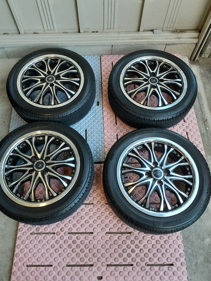 15インチホイールブリヂストン 165/55r15 4本セット軽自動車