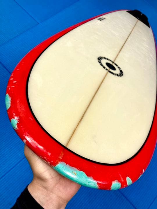 223cm 乗りやすい ファンボード 初心者向き ミッドレングス サーフボード