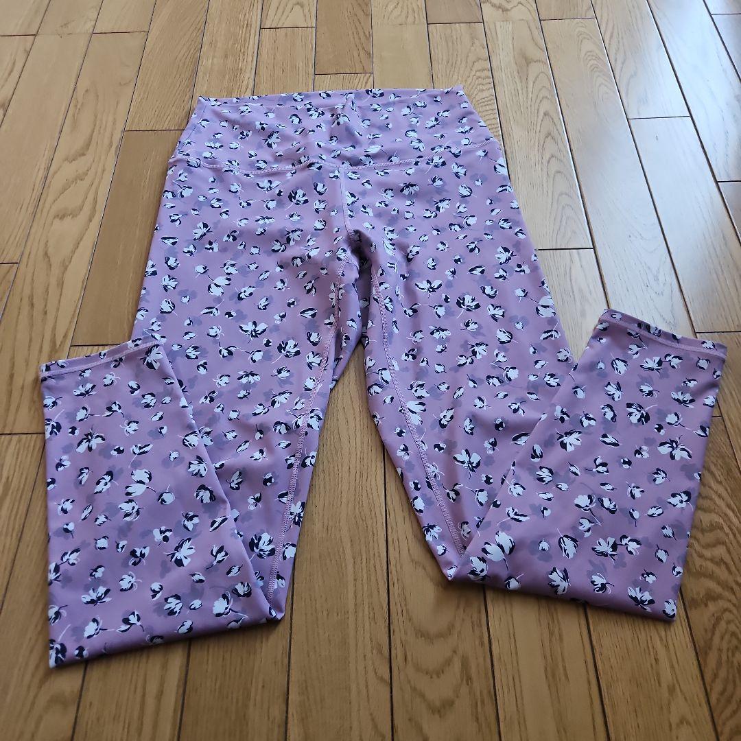 【SUKALA】フラワープリントレギンス&Yストラップロゴブラトップ