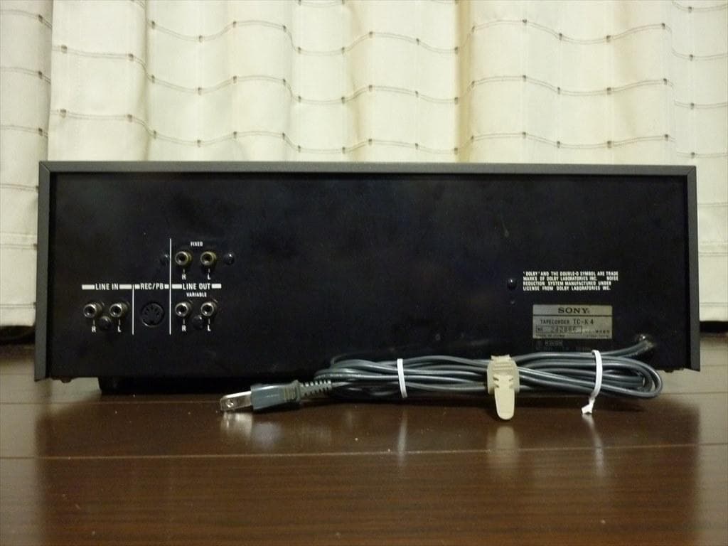 SONY ソニー カセットデッキ TC-K4 修理済 全機能動作 美品