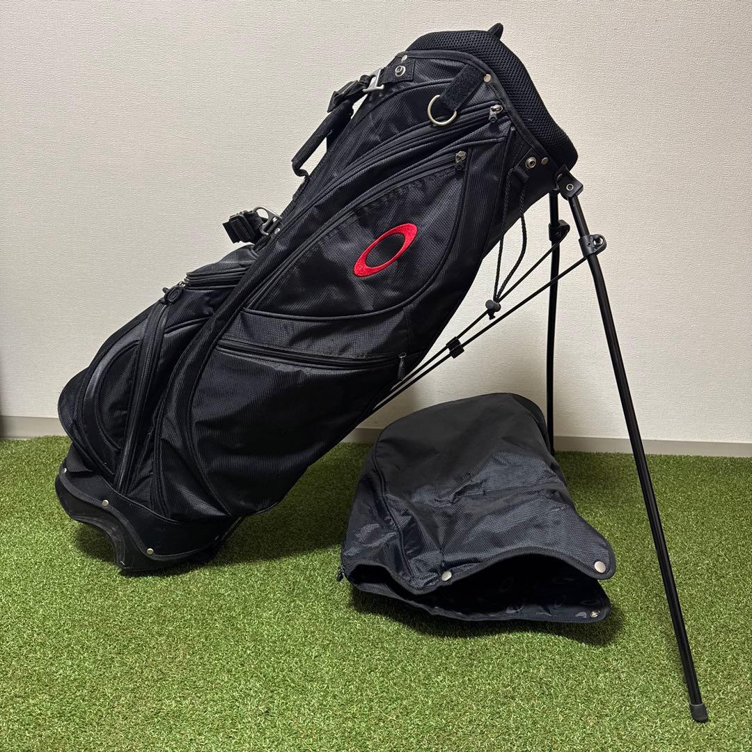 OAKLEY オークリー スタンド式 キャディバッグ ブラック ナイロン