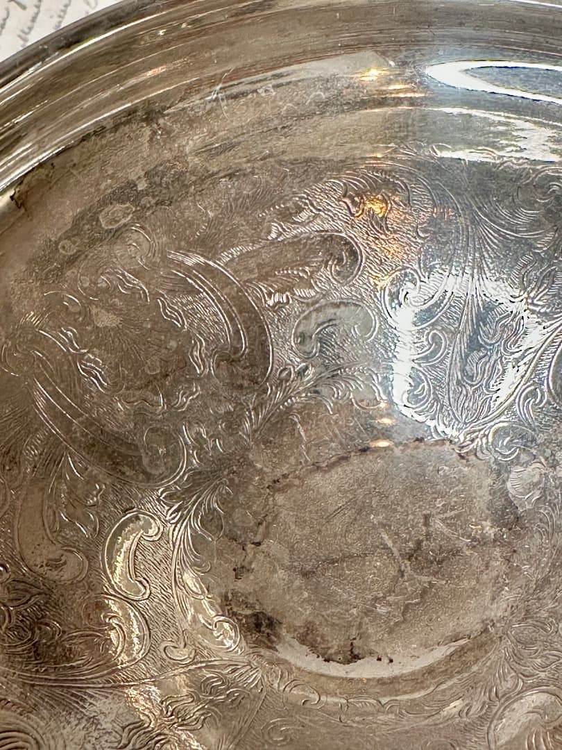 イギリス ヴィンテージ シルバー コンポート