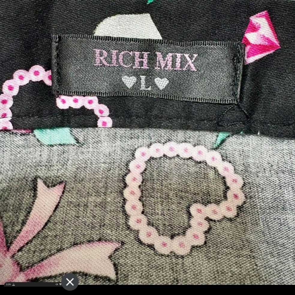 【150】帯付き 浴衣 ドレス 黒 ピンク 地雷 姫ギャル 平成 量産 160