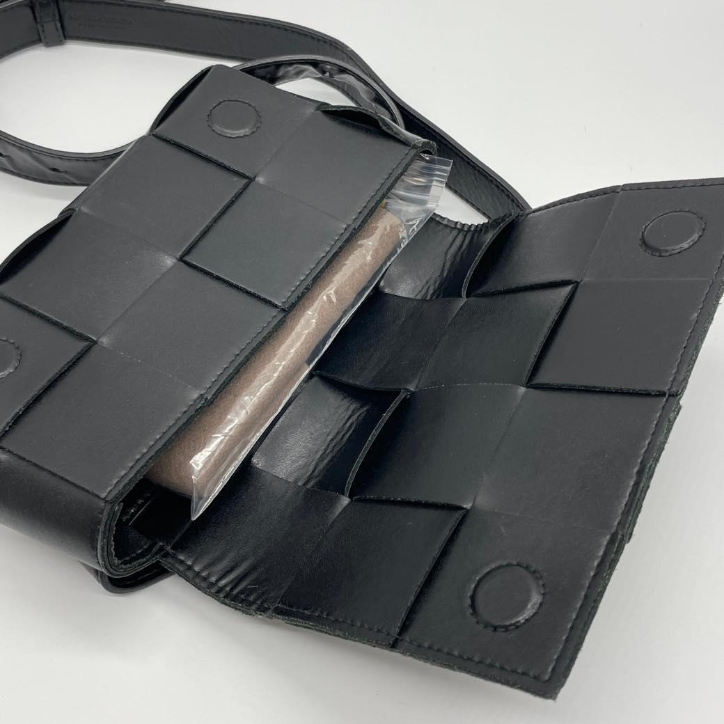 BOTTEGA VENETA イントレチャート バッグ ウエストバッグ カセット