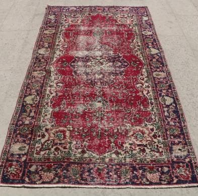 actn202 トルコ ヴィンテージラグ A112