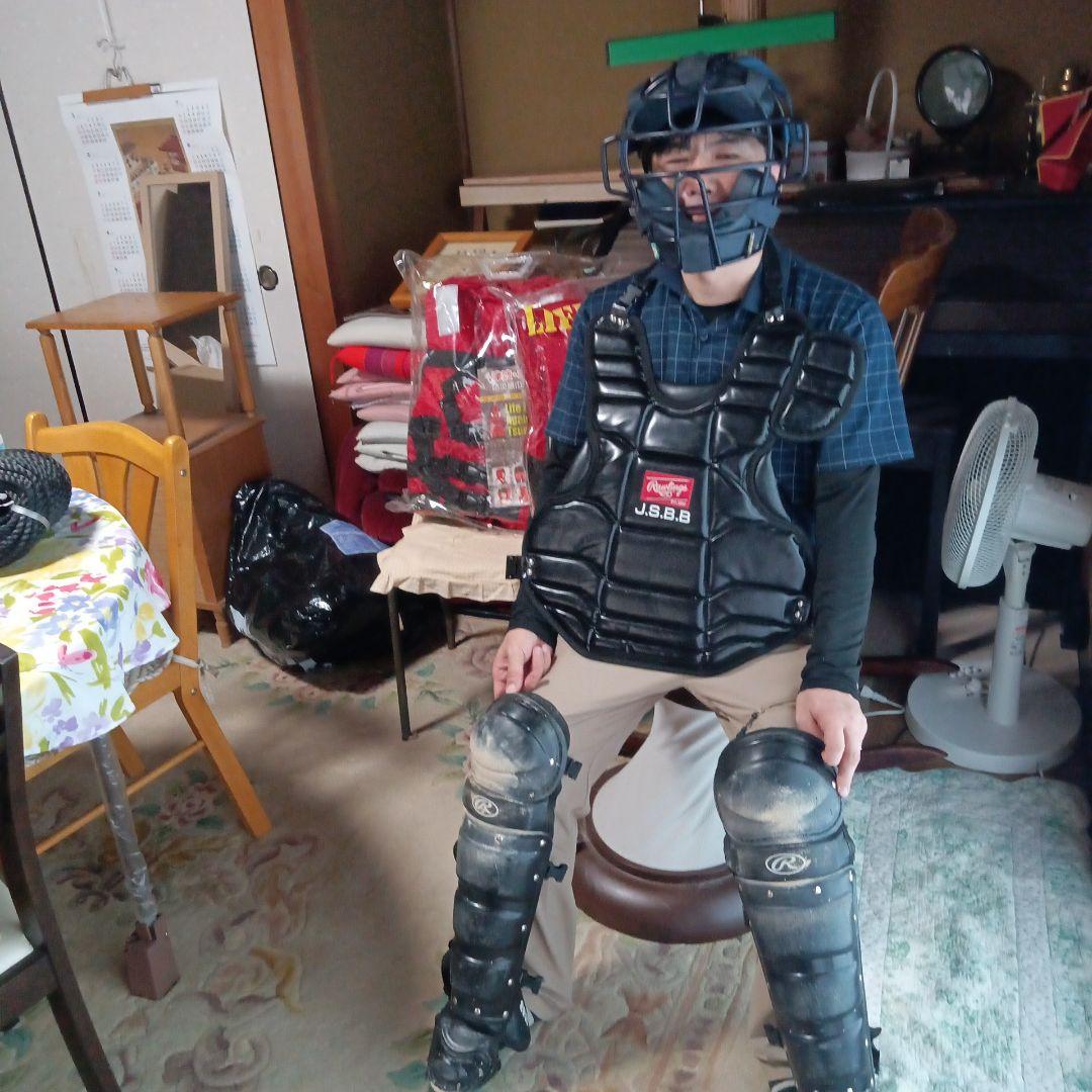 キャッチャー用プロテクター JB8.8 大人用 黒