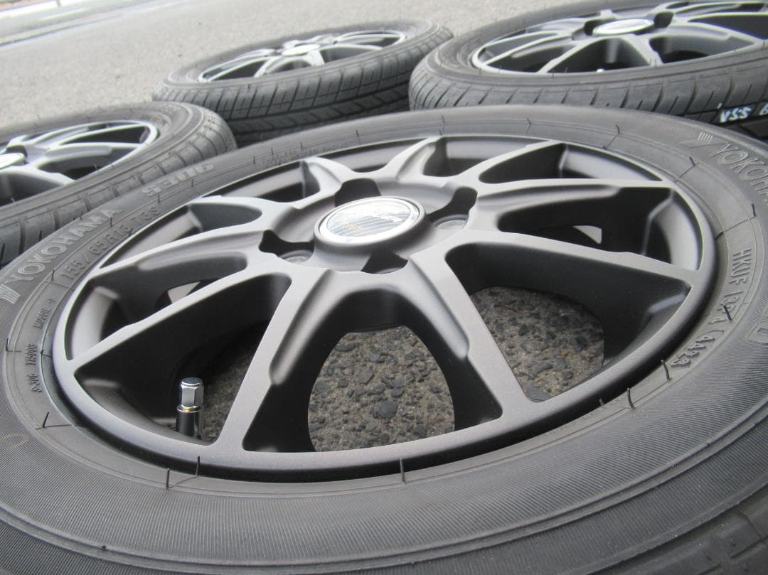 155/65R13 S306 シュナイダー アルト ラパン エッセ等 手渡しOK