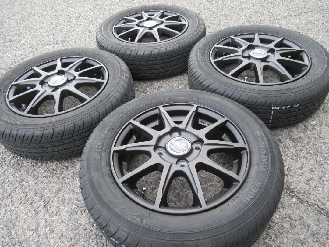 155/65R13 S306 シュナイダー アルト ラパン エッセ等 手渡しOK