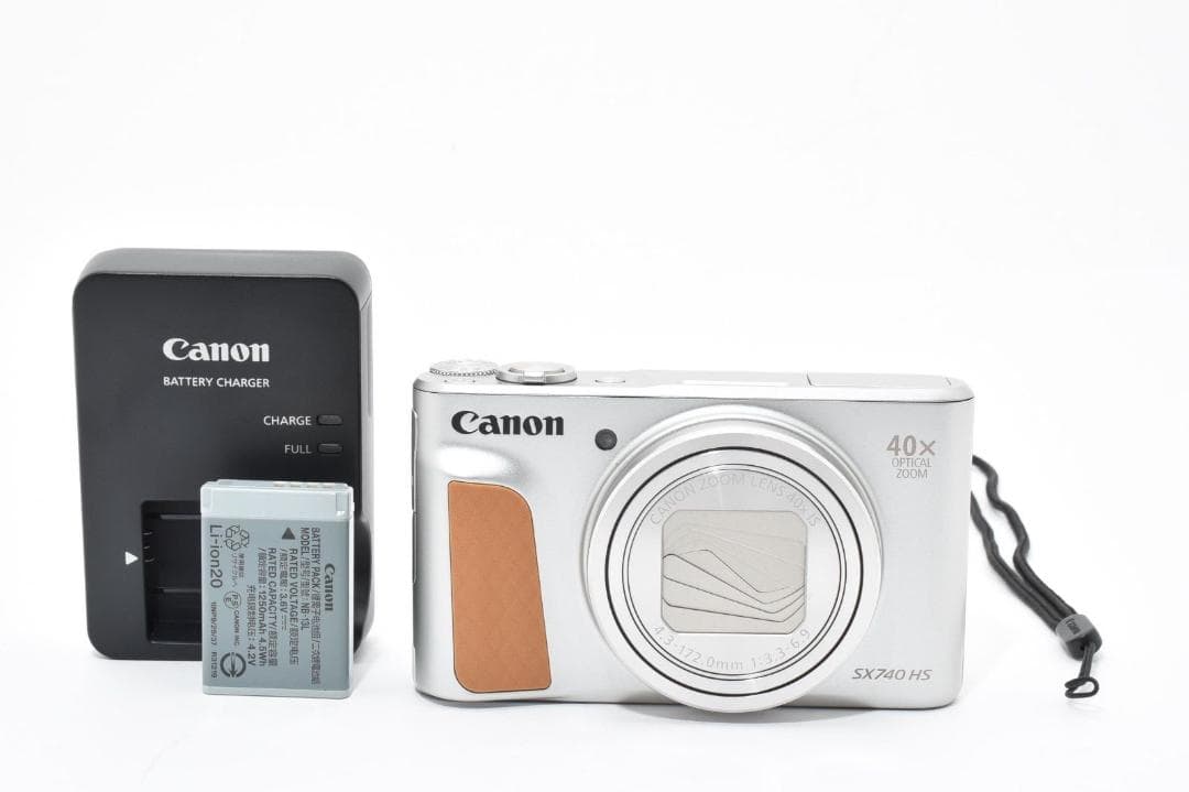 【新品級】 キヤノン CANON SX740 コンパクトデジタル シルバーカメラ