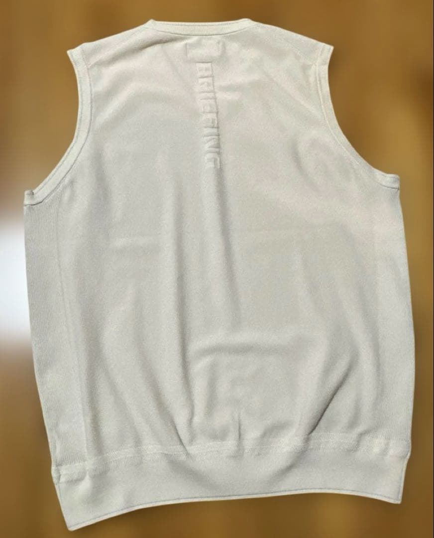 ブリーフィング　 Vネック ニット ベスト　メンズ　サイズXL