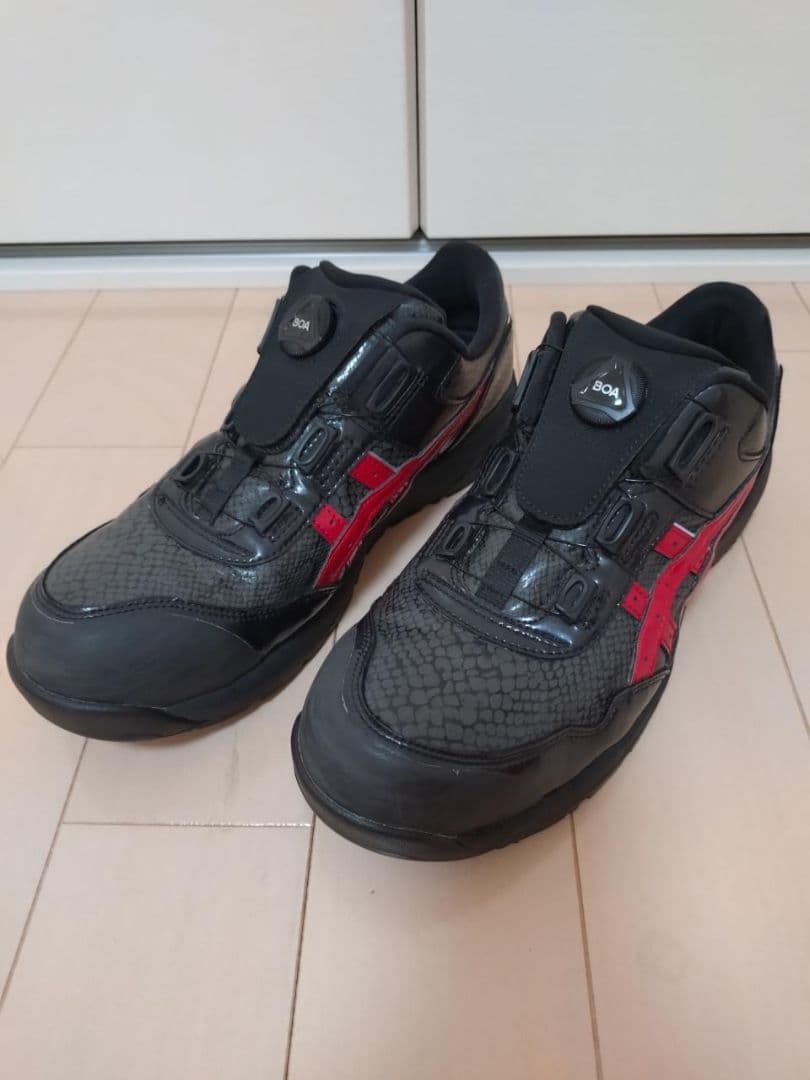 アシックス CP306 BOA 限定色BLACK/RED