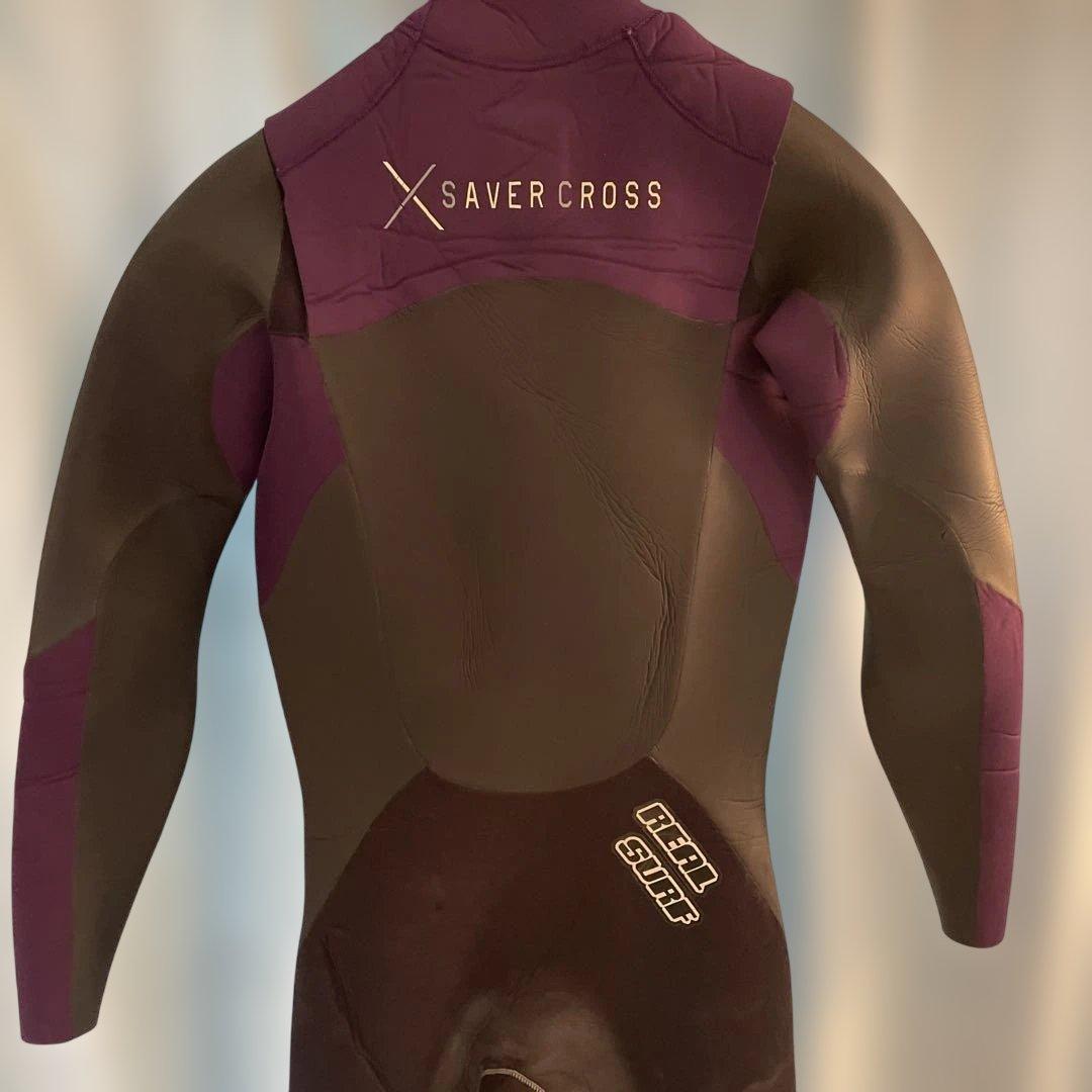 SAVER CROSS 5×3セミドライスーツ 紫/黒
