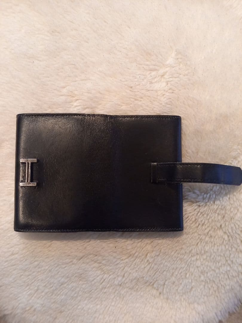 エルメス　ブラックレザー名刺、カード入れ