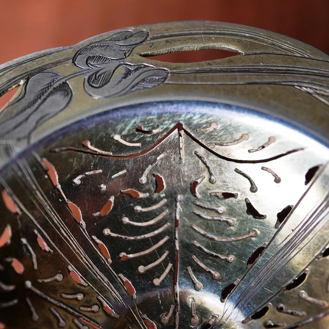 ◆PUIFORCAT◆ピュイフォルカ◆アイリス◆純銀ティーストレーナー◆