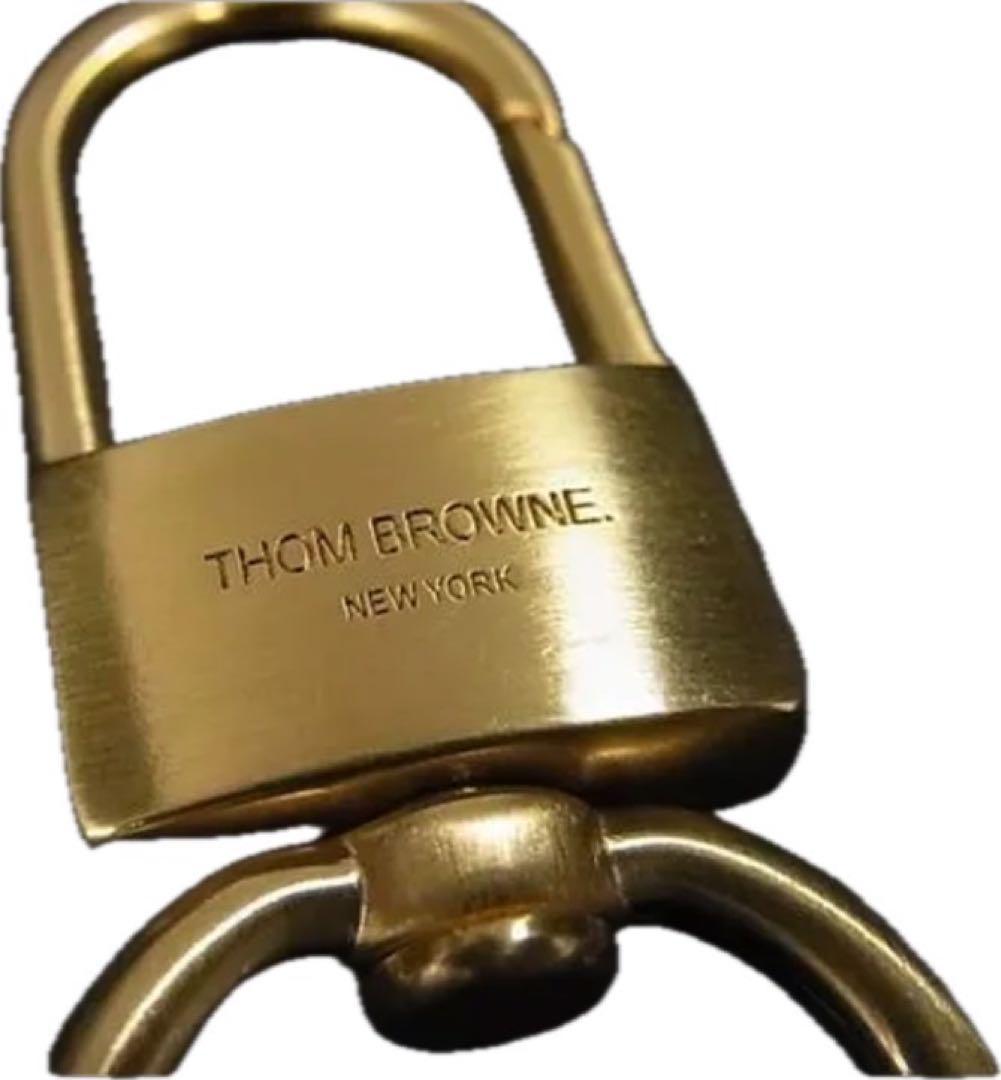 THOM BROWNE トムブラウン トリコロール キーホルダー　バックチャーム