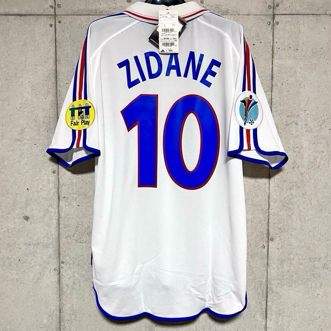【新品/タグ付き】EURO2000 フランス代表♯10ジダン 【XLサイズ相当】