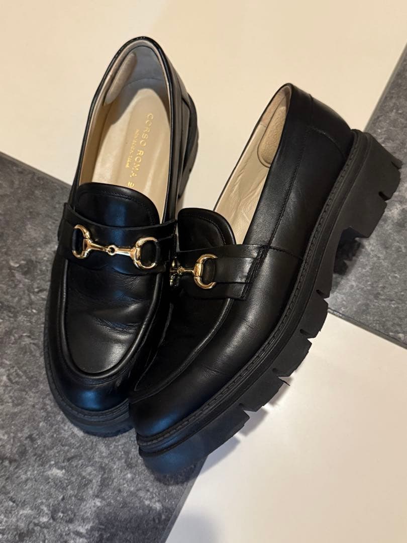 スピック&スパン コルサローマ ノーヴェビットローファーOLGA1821 38