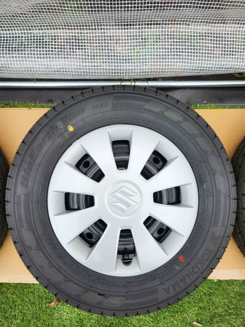 エブリィDA17V新車外し 12インチ タイヤホイールセット