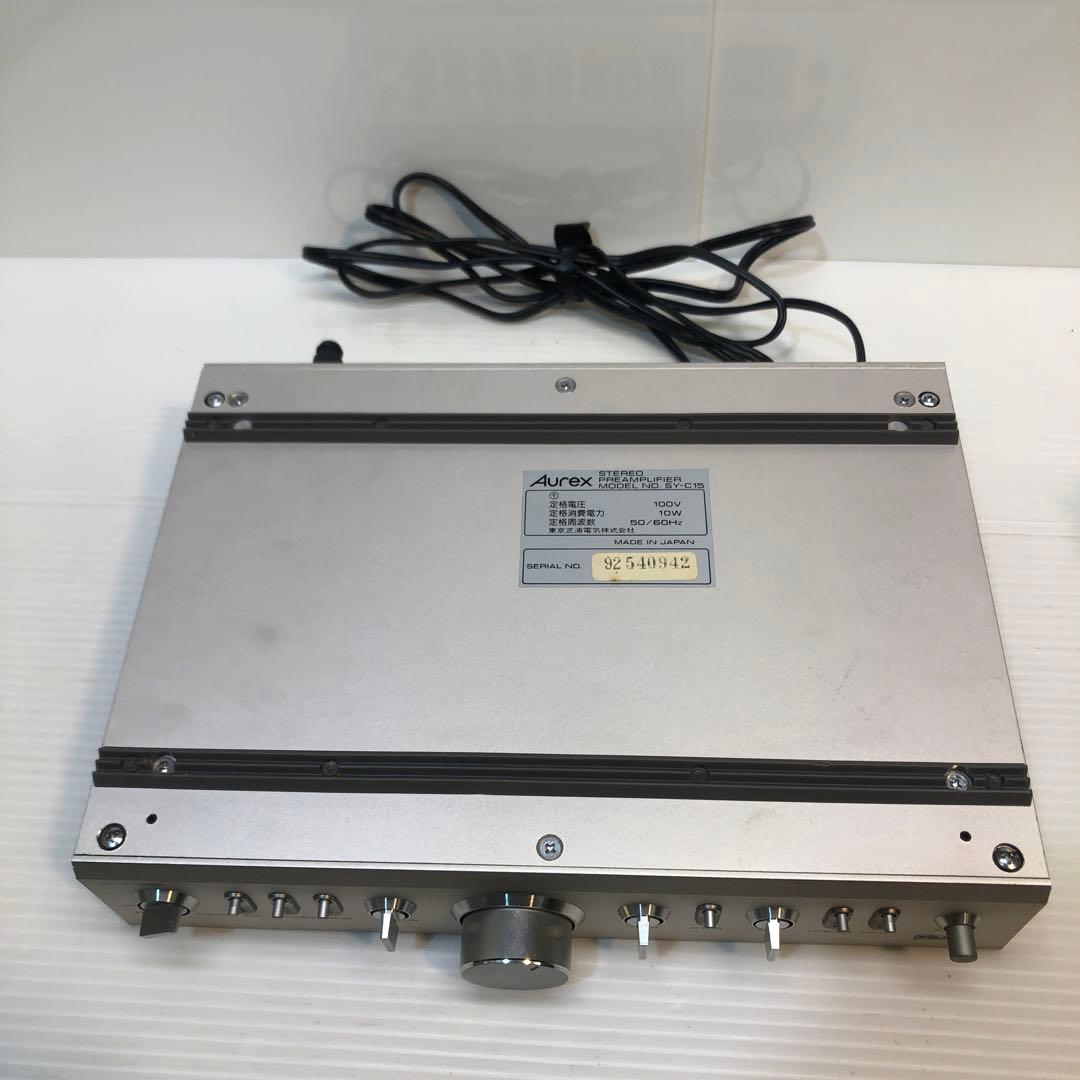 AUREX ステレオプリアンプ　SY-C15 動作確認済