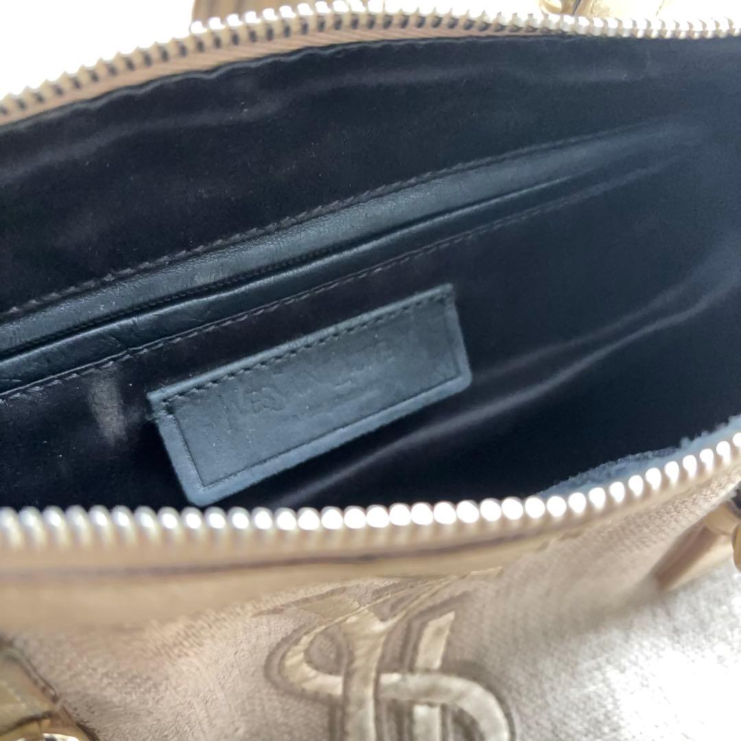 【イブサンローラン】ヴィンテージ カハラ　ミニボストン　ハンドバッグ