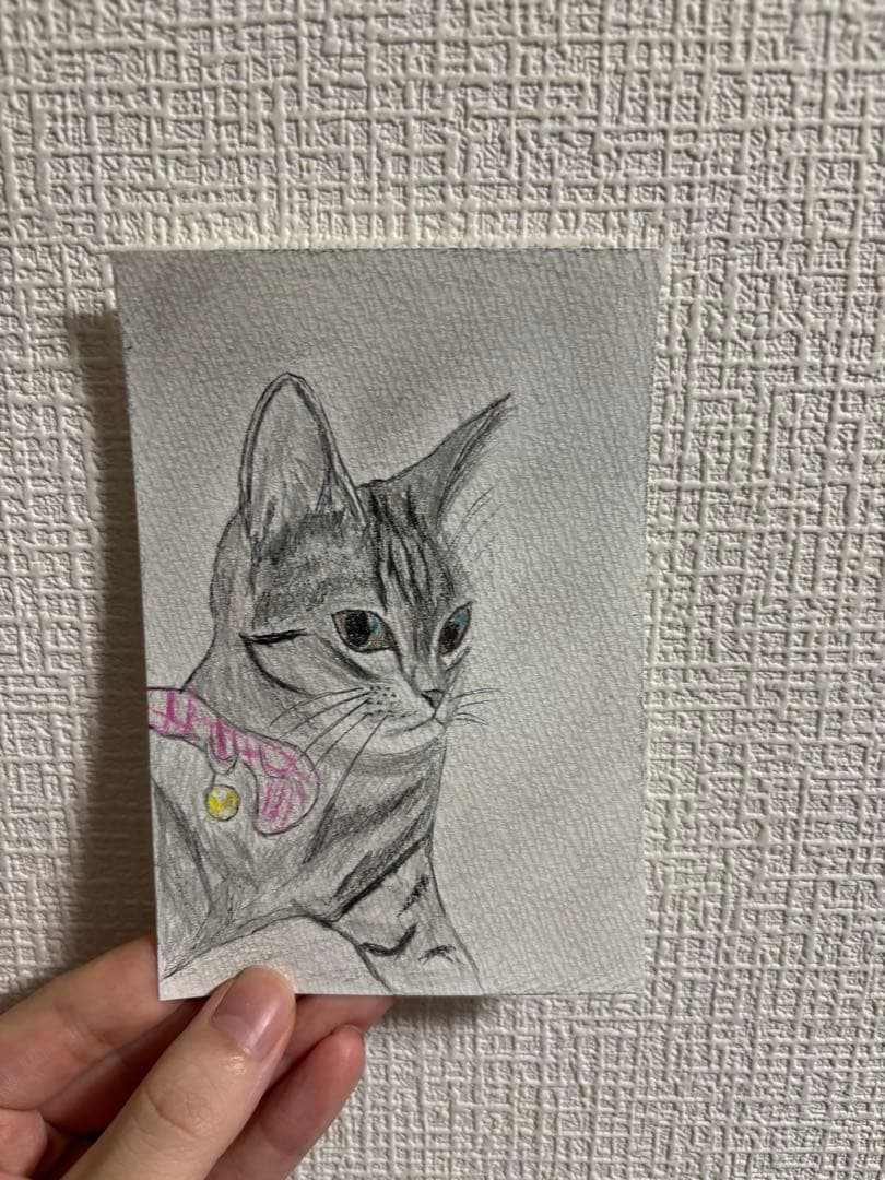 メロンパンダ出品　猫　絵
