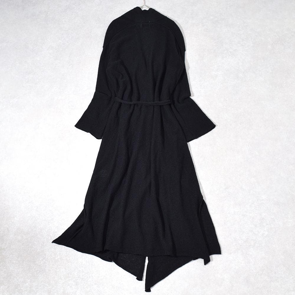 forte_forte カシミヤ ガウン ロングカーディガン タッセル紐付き