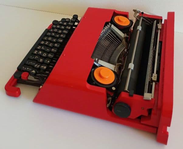 Olivetti オリベッティ Valentine タイプライター 赤バケツ