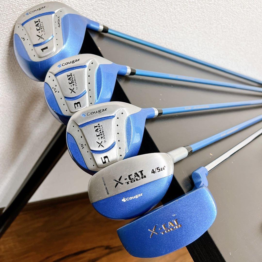 レディース ゴルフクラブセットクーガーX-CATTOUR初心者 スタンド式バッグ