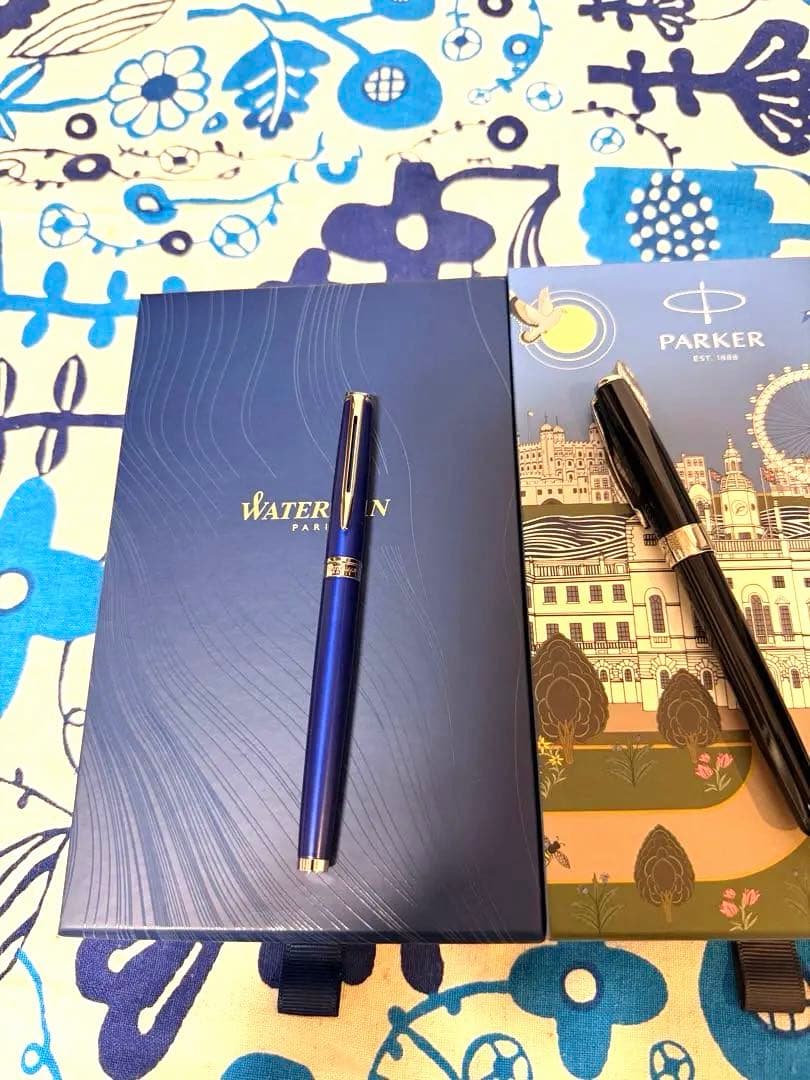 Waterman万年筆 & Parker ボールペンセット