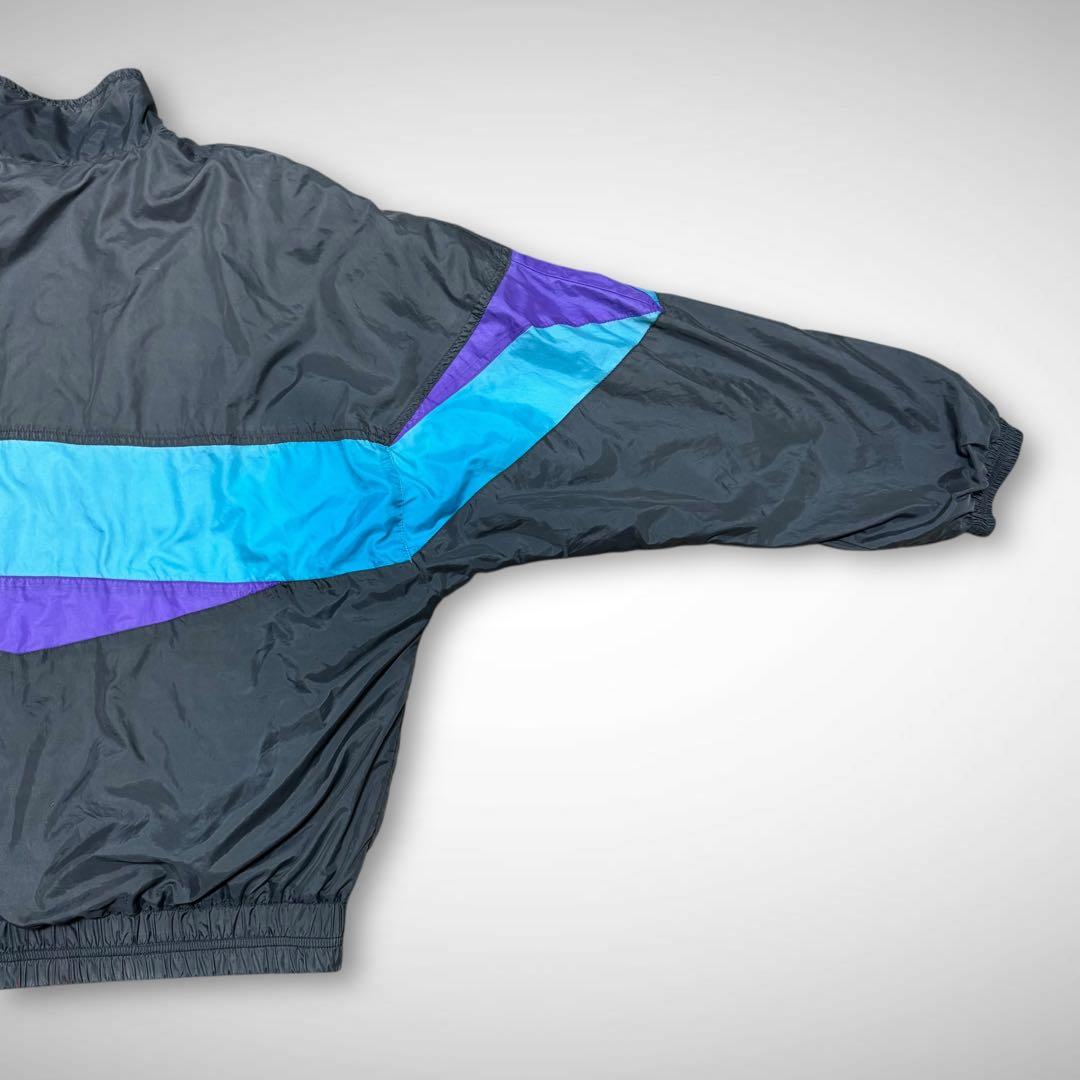 90s old Nike ナイロントラックジャケット ビンテージ古着L短丈ナイキ
