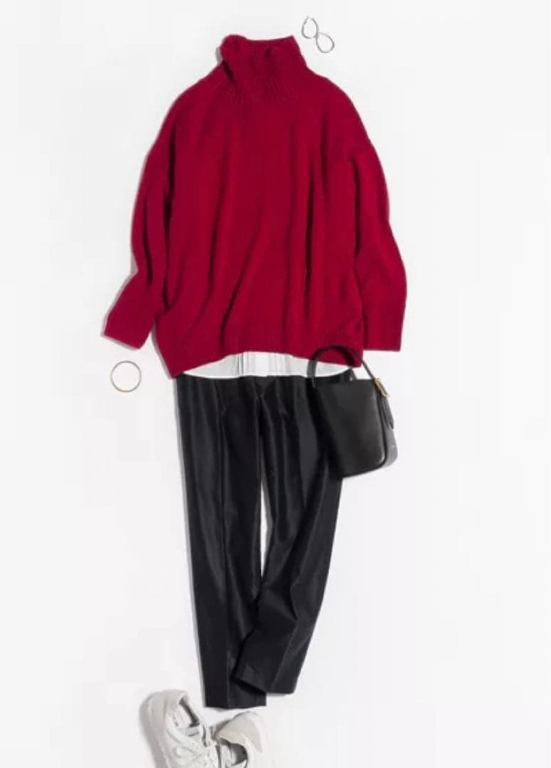 E by eclat 大人ベイカーパンツ　ブラック