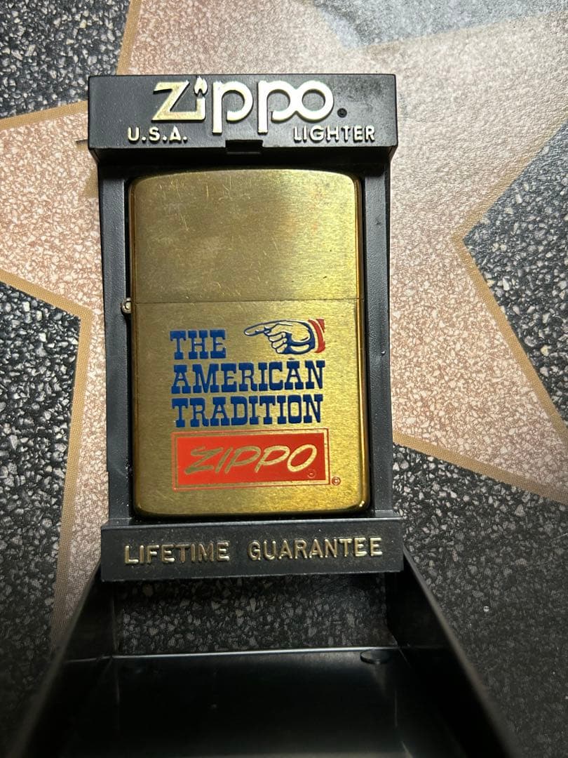 1989年製　アメリカン　トラディション　ジッポー　ブラス