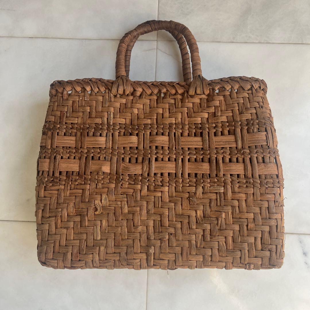 山葡萄編み込みかごバッグ