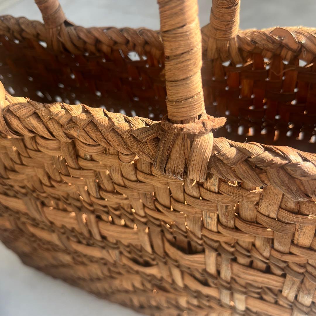 山葡萄編み込みかごバッグ