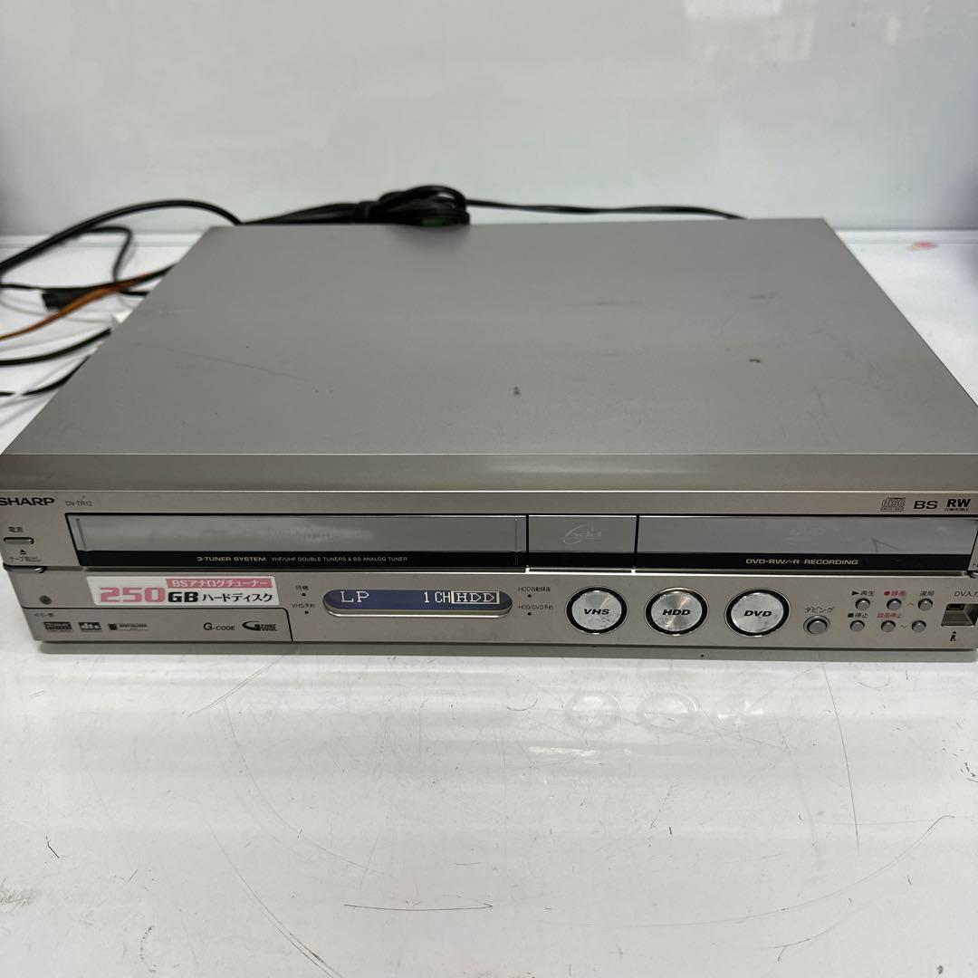 お値下げ‼️Sharp HDD・DVD・ビデオ一体型レコーダー DV-TR12