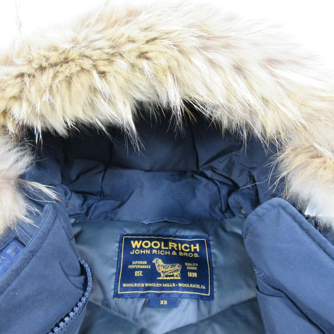 ✨ラクーンファー脱着可✨ ウールリッチ ダウン ハーフコート M相当