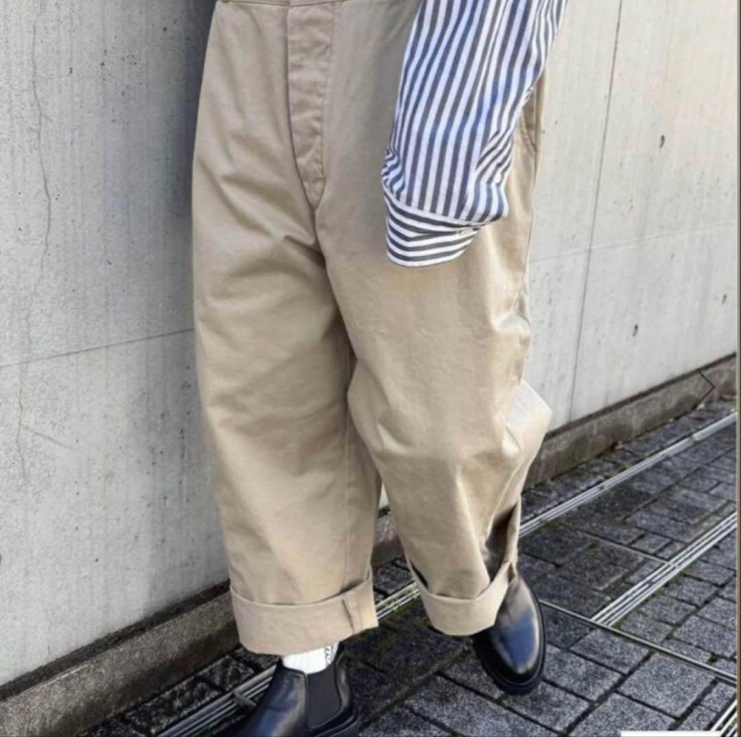 【chimala/チマラ】 UNISEX CROPPED CHINO 34