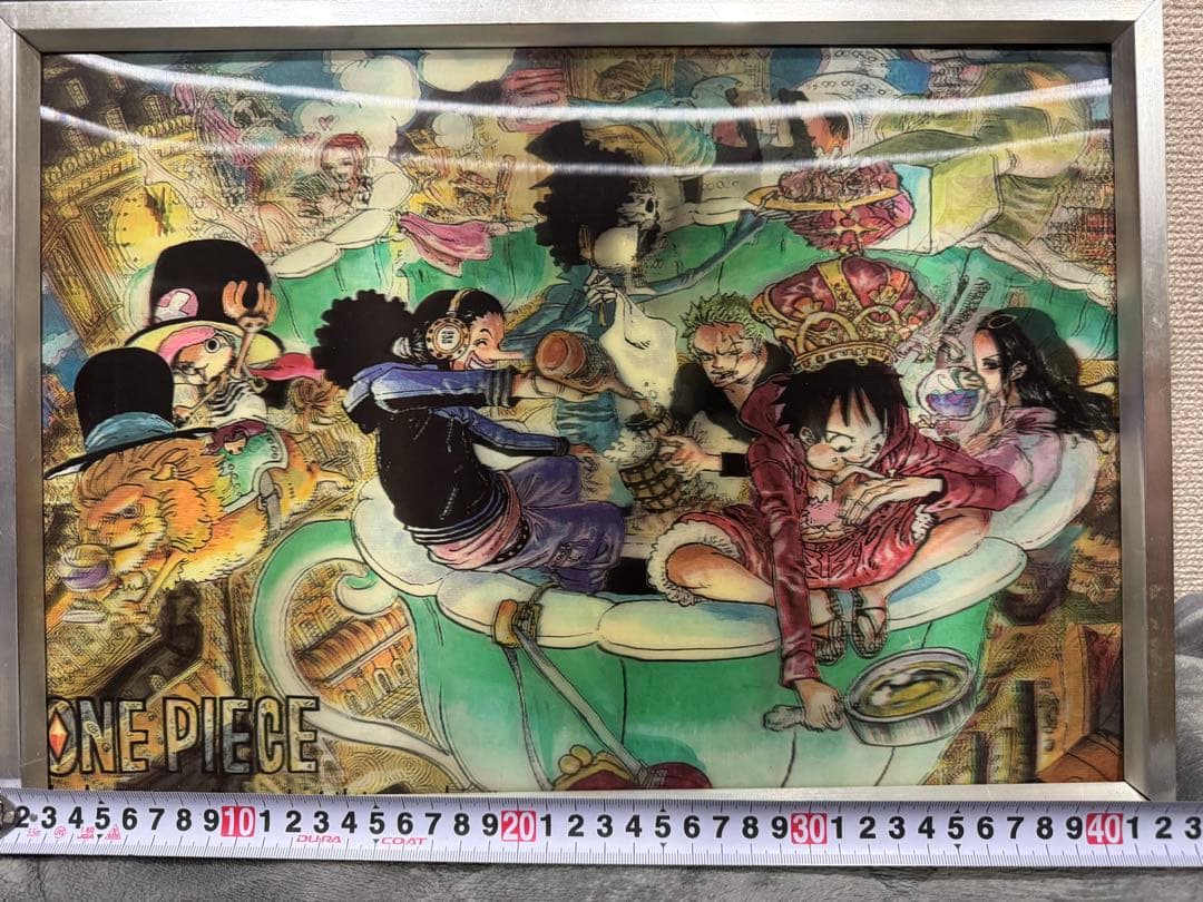 ONE PIECE カラフルアート メタルフレーム付き