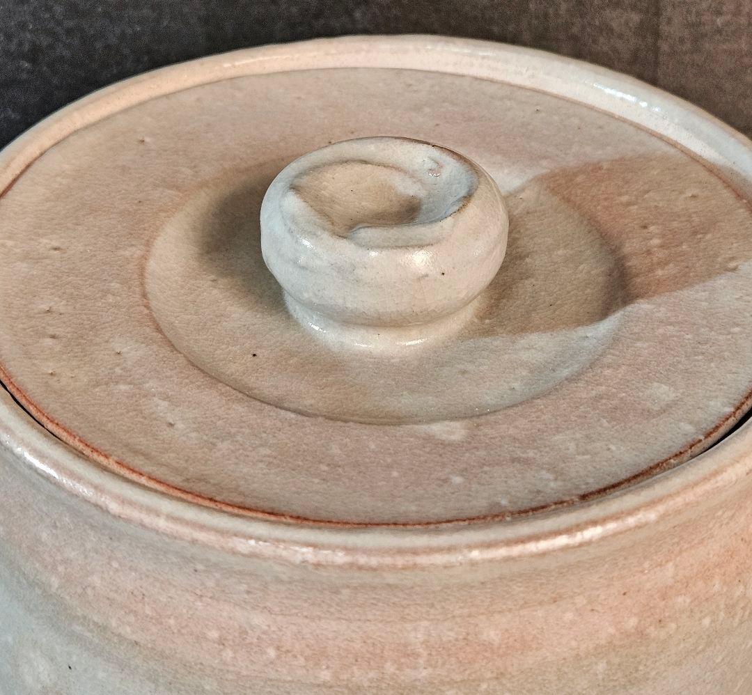 県無形文化財　日本工芸会正会員　名工 岡田裕 作　萩焼　水指　共箱　未使用品！