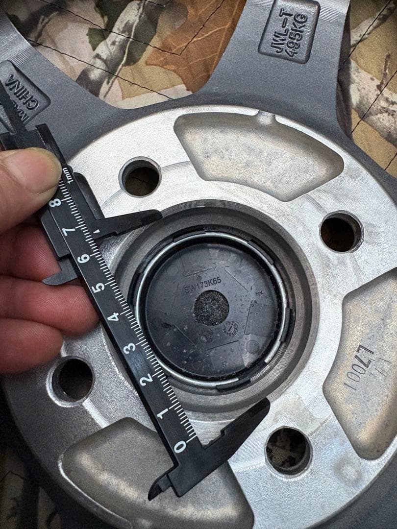 ⑥155.65.13 新品タイヤ4本と中古美品ホイールと「ホイールナットなし」