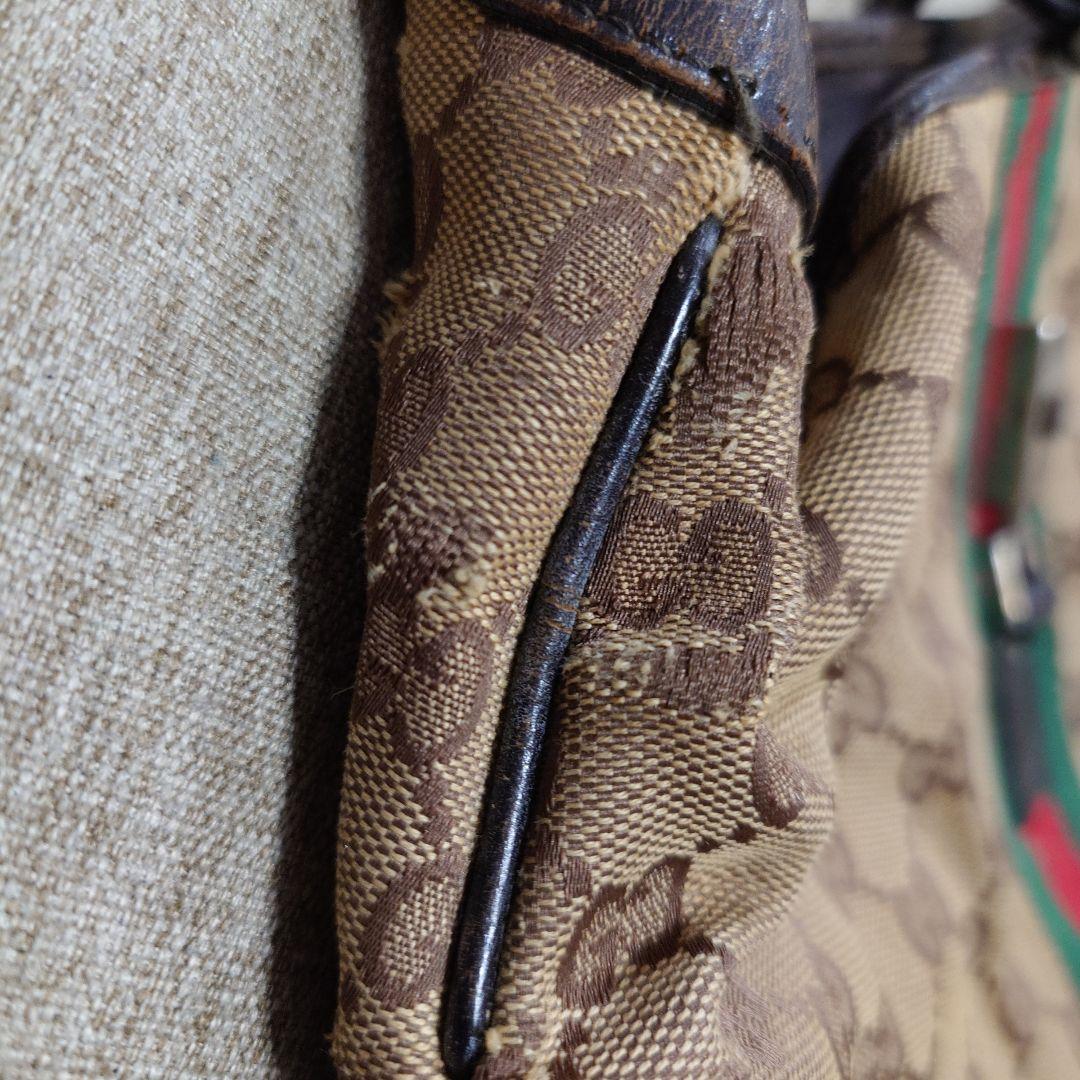 GUCCI グッチ ジャッキー シェリーライン ハンドバッグ ヴィンテージ